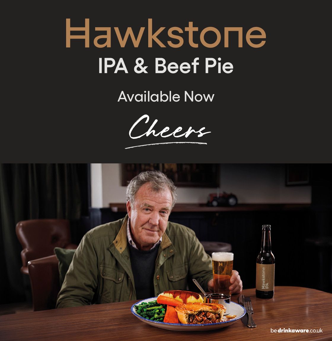 Hawkstone IPA & Beef Pie